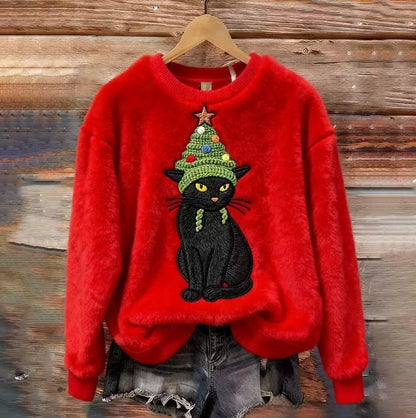 Christmas Retro Green Unisex Sweater