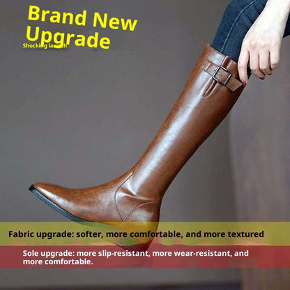 Timeless Tall Leather Riding Boots