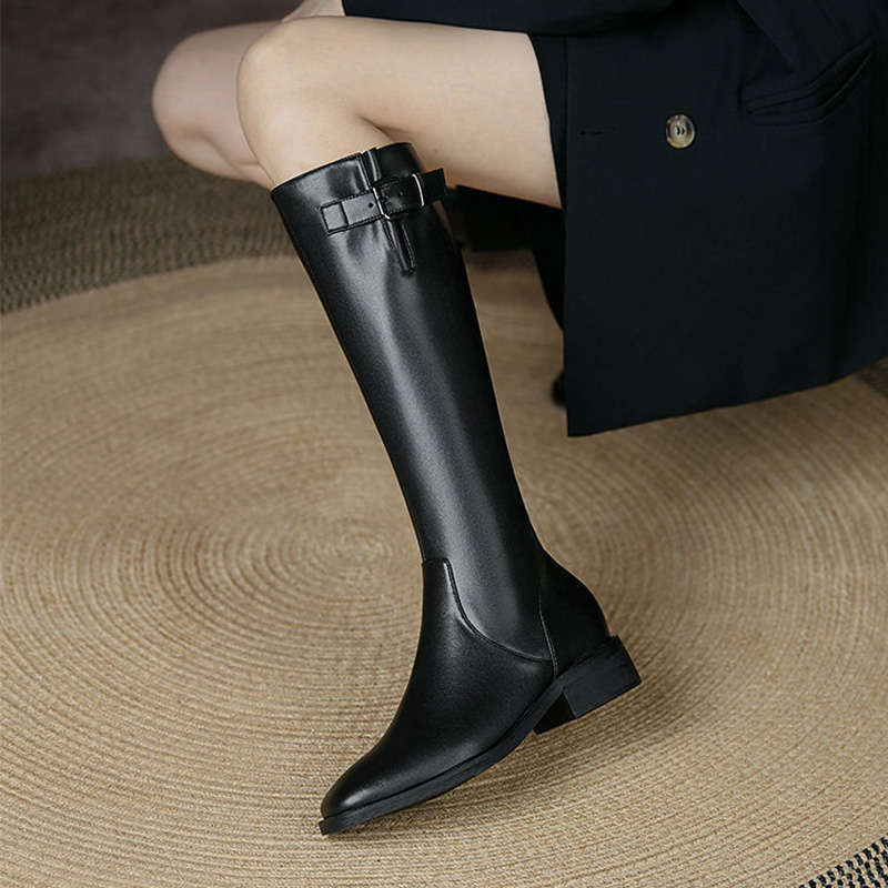 Timeless Tall Leather Riding Boots