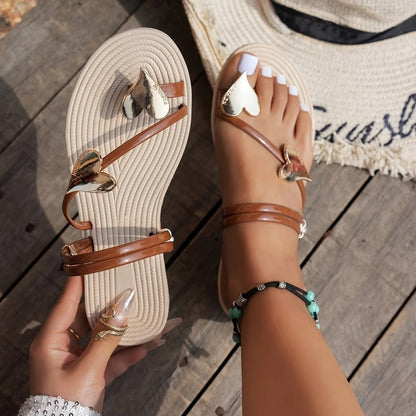 Feminine Detail Flexible Casual Sandals