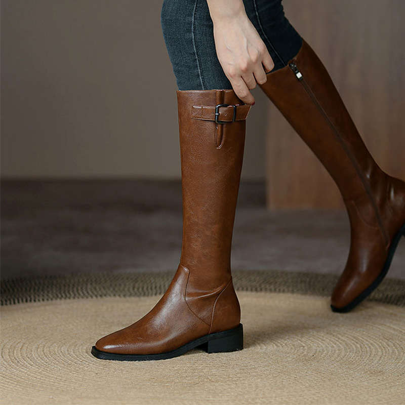 Timeless Tall Leather Riding Boots