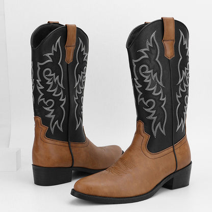 Two-Tone Cowboy Boots