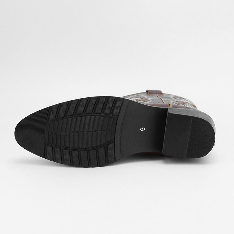 Two-Tone Cowboy Boots