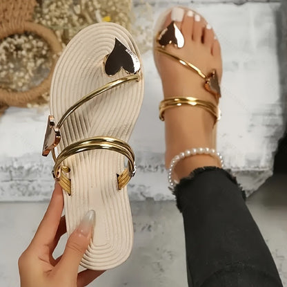 Feminine Detail Flexible Casual Sandals