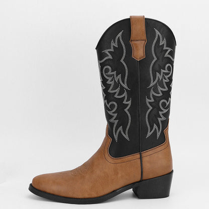 Two-Tone Cowboy Boots