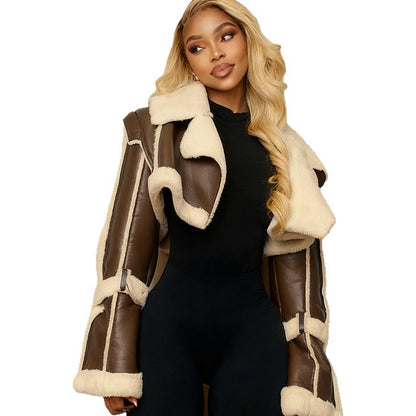 Grey Cable Knit Baby Two-Piece Set - Sweater & Trousers