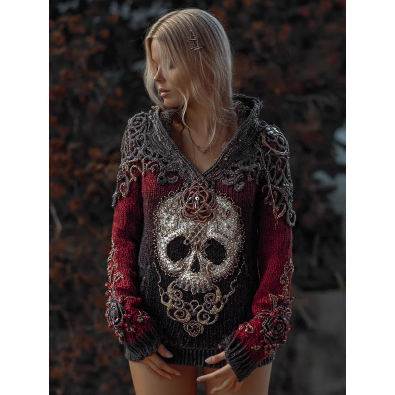 Halloween Sweater  Winter Women's Clothing