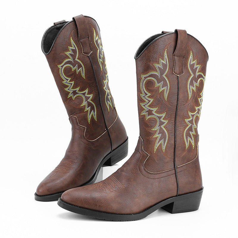 Two-Tone Cowboy Boots
