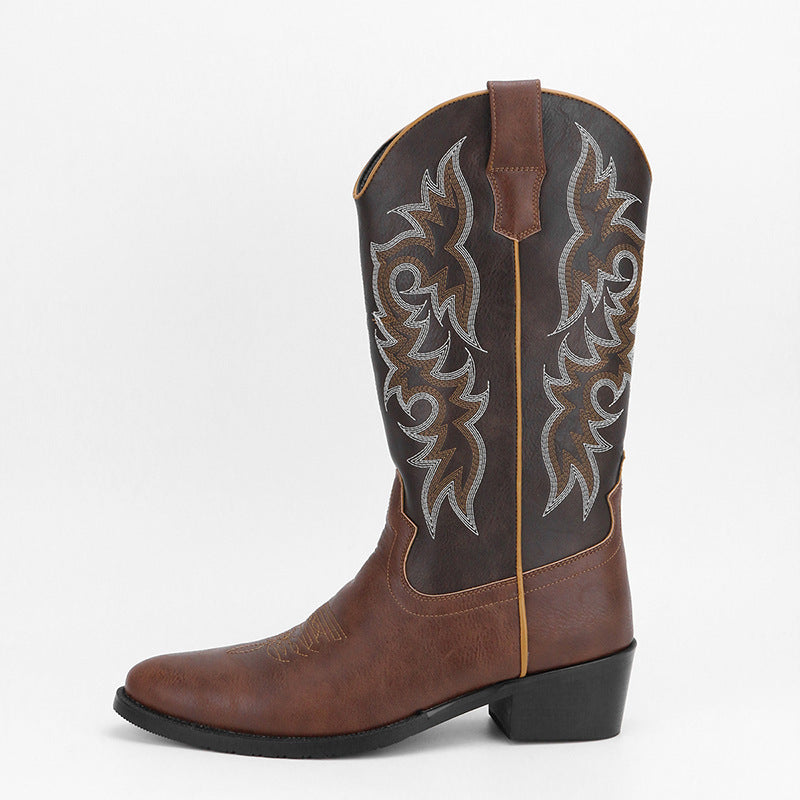 Two-Tone Cowboy Boots
