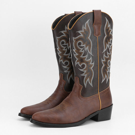 Two-Tone Cowboy Boots